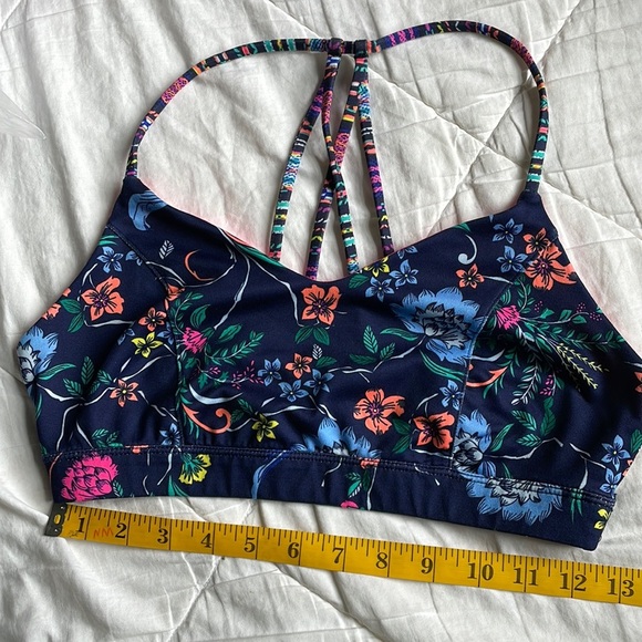 Old Navy Active Floral Colorful Bra size medium - Picture 1 of 6